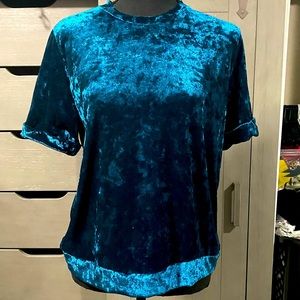 Blue Velvet Shirt